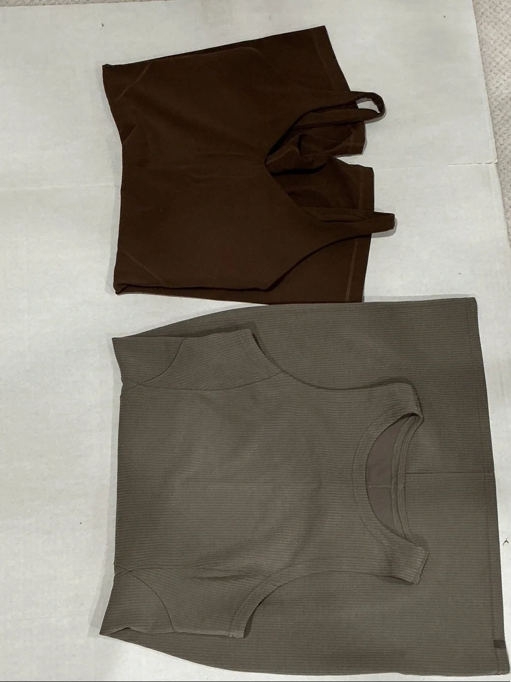 lululemon athletica Brown and Olive Women’s Bodysuit and Tank Dress Set SZ 10 - Picture 9 of 10